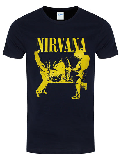 Nirvana Stage Men's Navy Blue T-Shirt