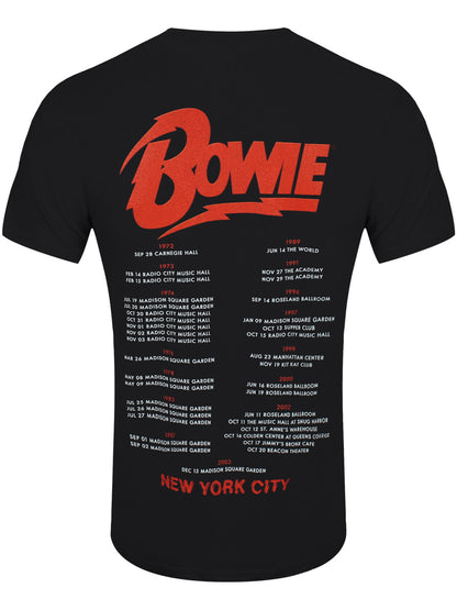 Bowie NYC Men's Black T-Shirt