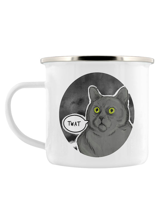 Cute But Really Abusive - Twat Enamel Mug