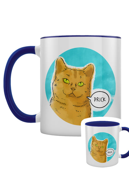 Cute But Abusive - Prick Blue Inner 2-Tone Mug