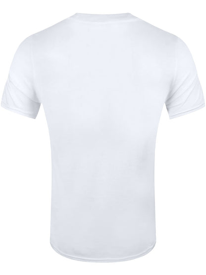 Bowie Halftone Flash Face Men's White T-Shirt