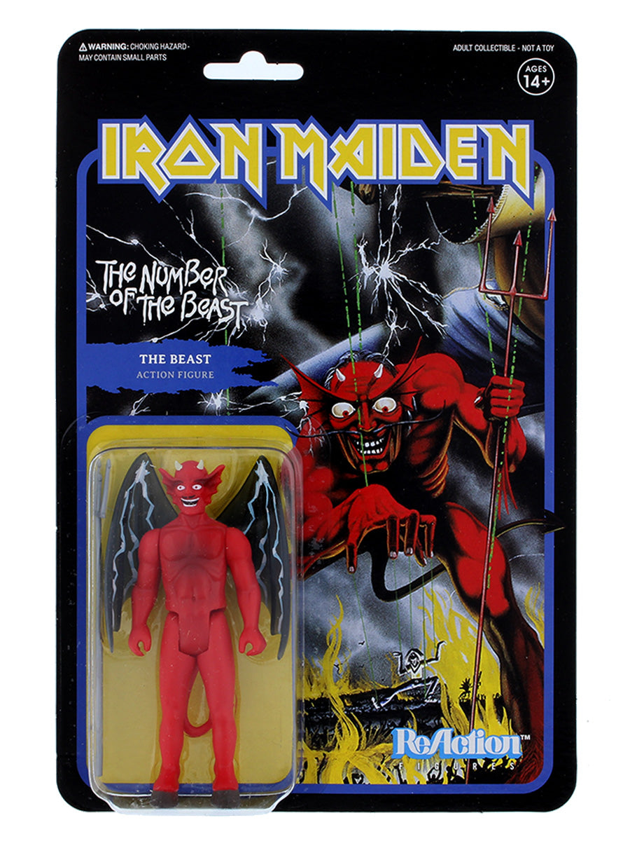 Iron Maiden The Number Of The Beast Album Art ReAction Figure Limited