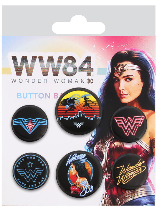 Wonder Woman 84 Neon Mix Badge Pack