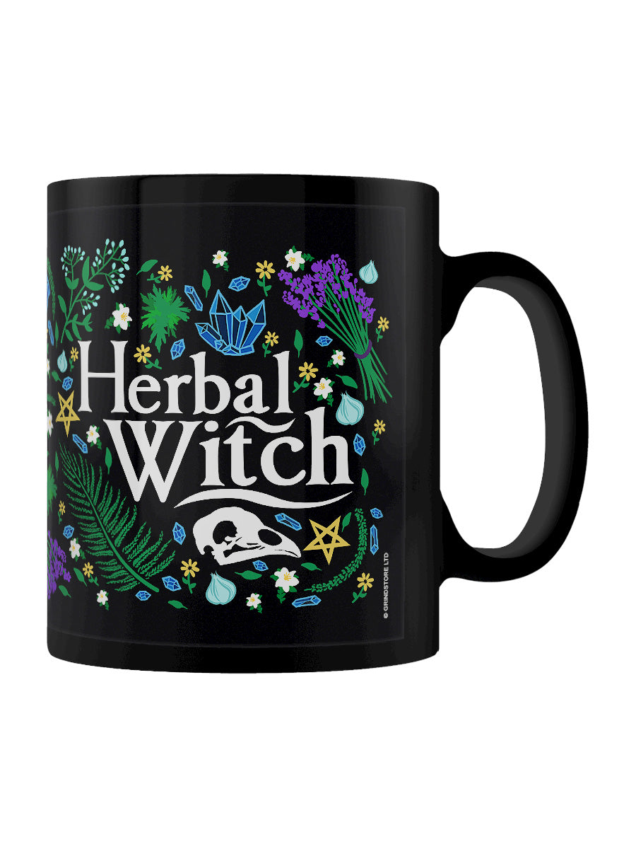 Herbal Witch Black Mug