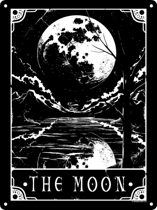 Deadly Tarot The Moon Mini Tin Sign