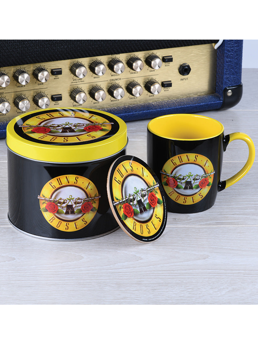 Guns N' Roses Bullet Logo Mug & Coaster In A Tin