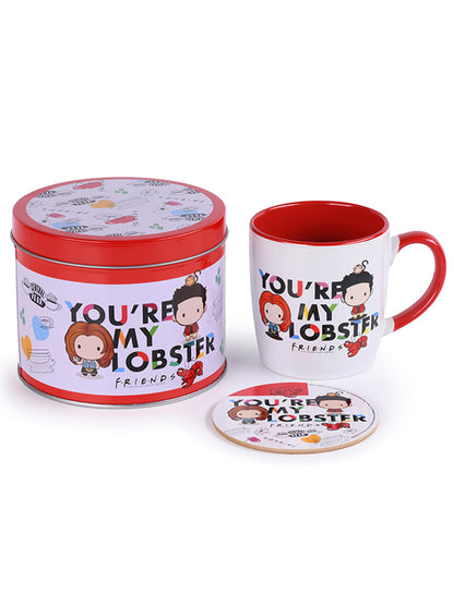 Friends You're My Lobster Chibi Mug & Coaster In A Tin