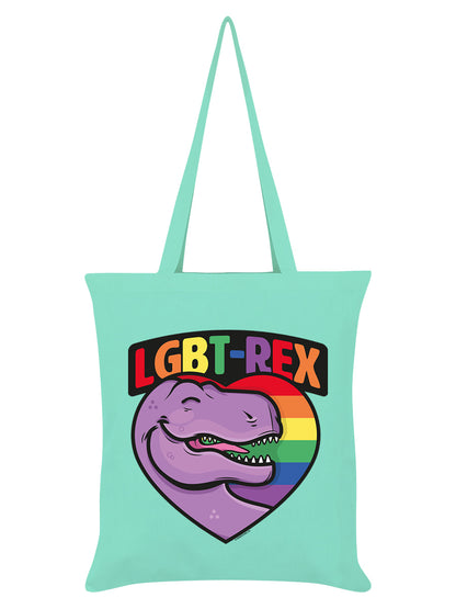 LGBT-Rex Mint Green Tote Bag