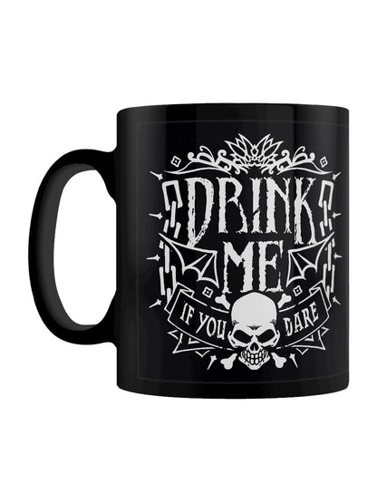Drink Me If You Dare Black Mug