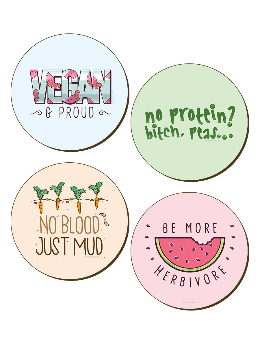 Vegan & Proud Coaster Set