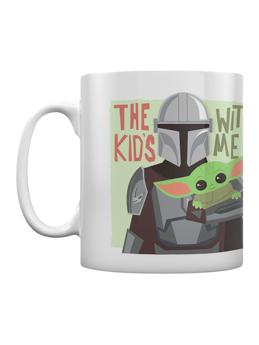 Star Wars The Mandalorian The Kids With Me Coffee Mug