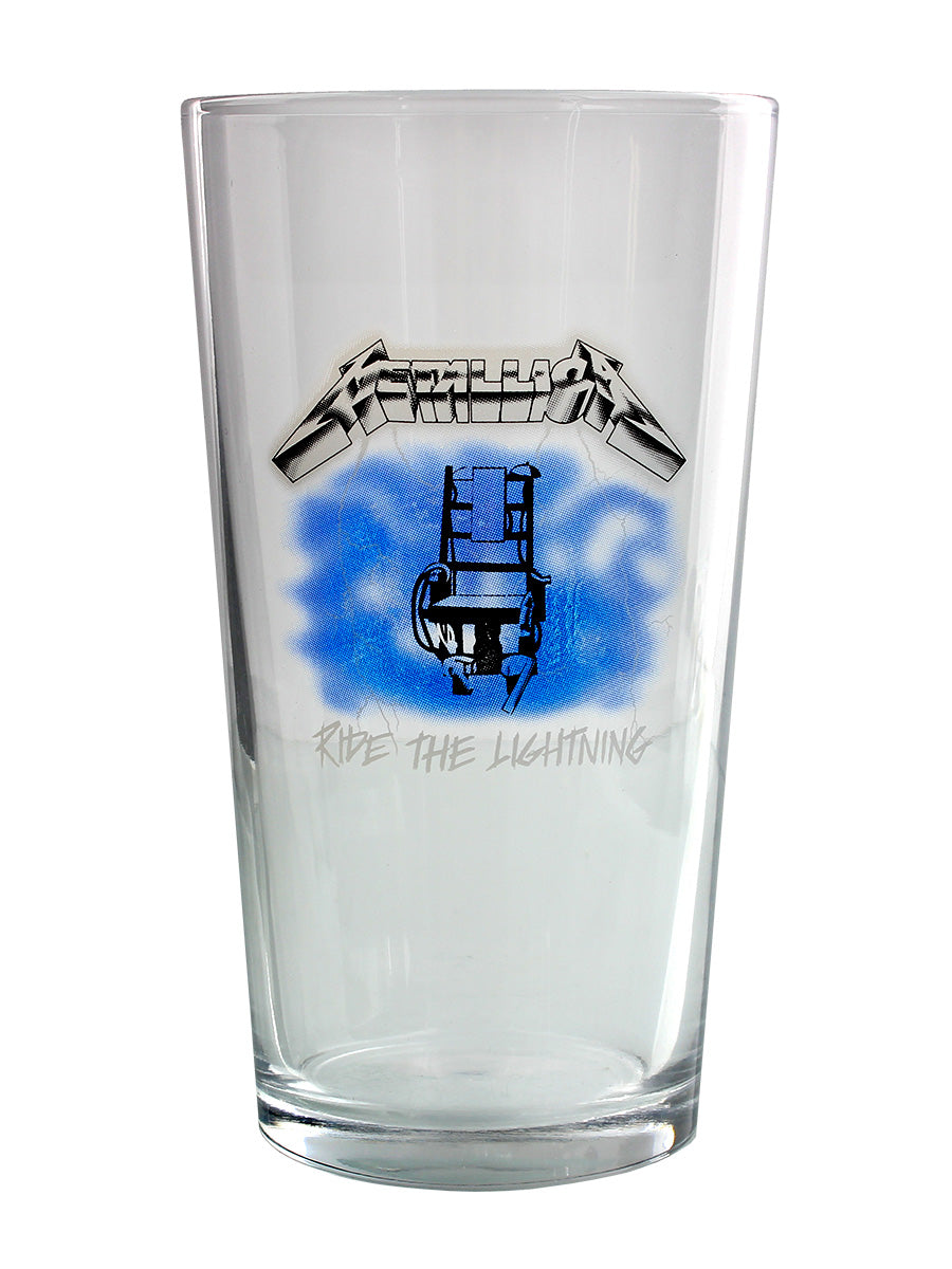 Metallica Ride The Lightning Drinking Glass