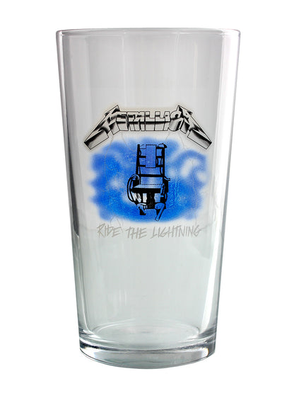 Metallica Ride The Lightning Drinking Glass