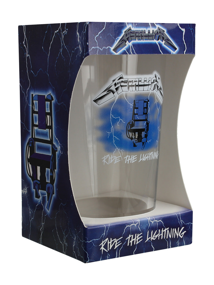 Metallica Ride The Lightning Drinking Glass