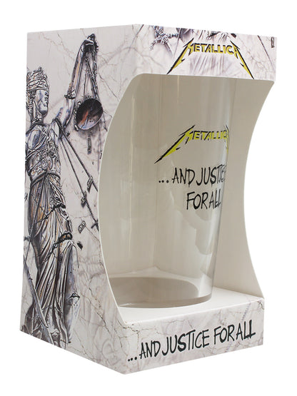 Metallica And Justice For All Drinking Glass