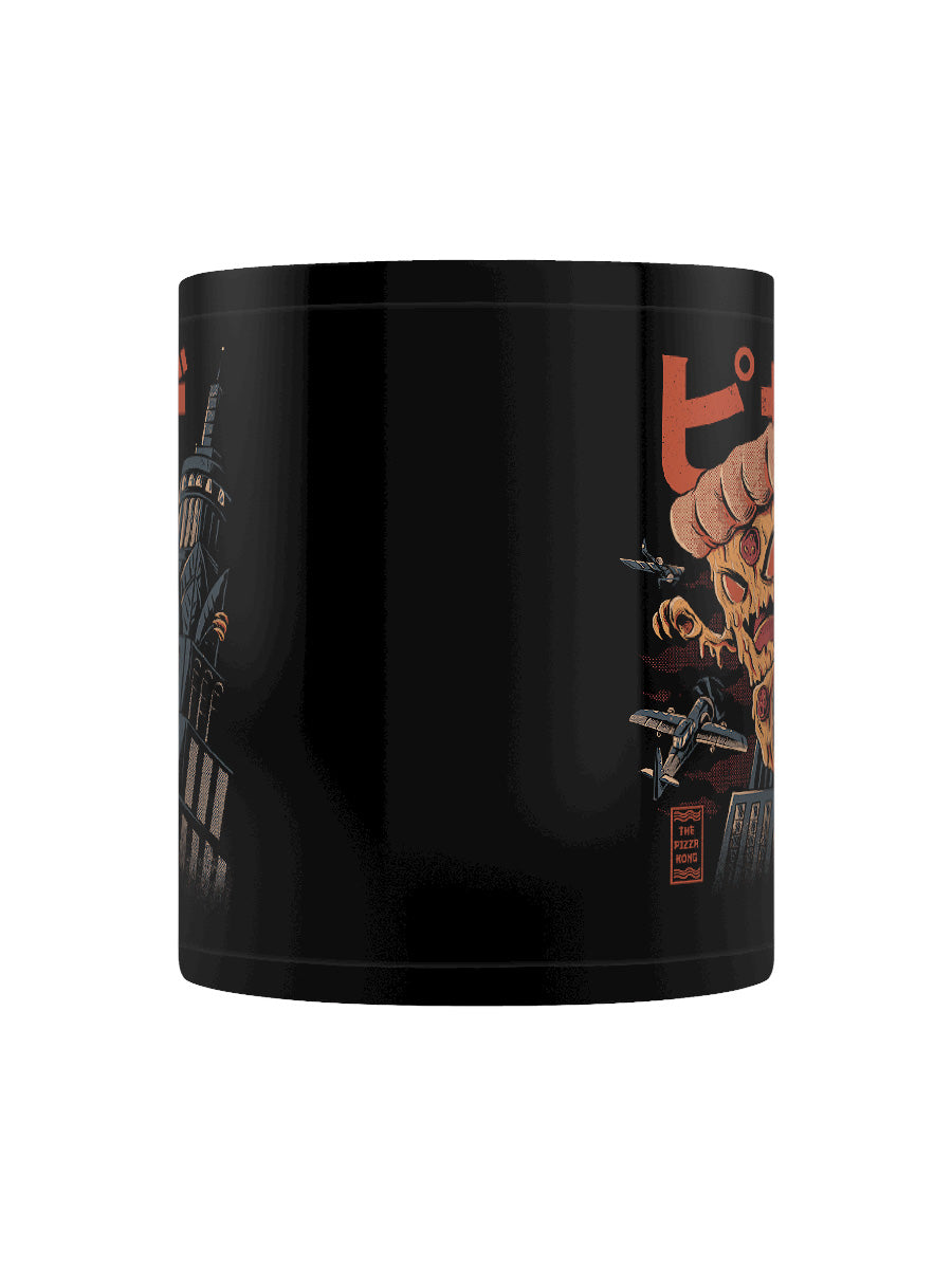 Ilustrata The Pizza Kong Black Coffee Mug