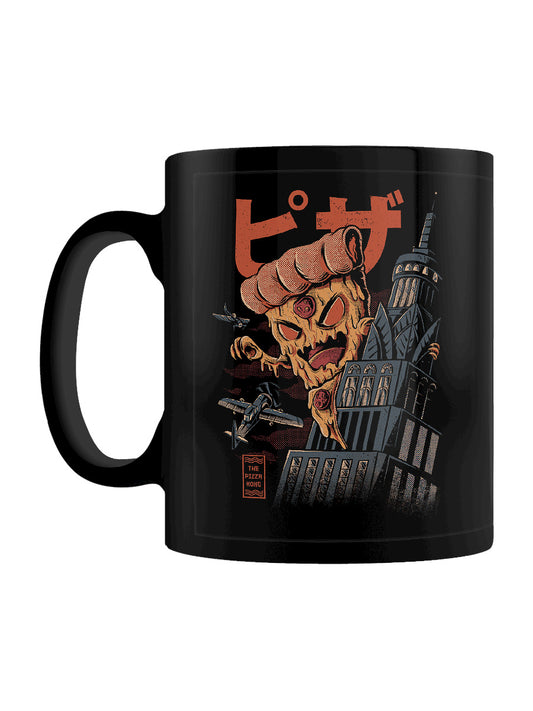 Ilustrata The Pizza Kong Black Coffee Mug