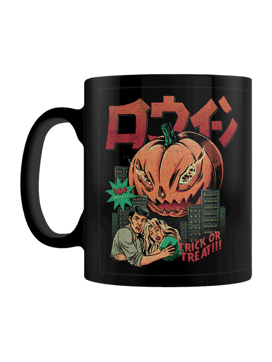 Ilustrata Pumpkiller Kaiju Black Coffee Mug