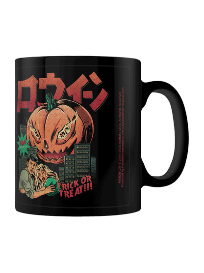 Ilustrata Pumpkiller Kaiju Black Coffee Mug