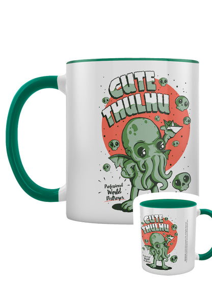 Ilustrata Cutethulhu Green Coloured Inner Mug