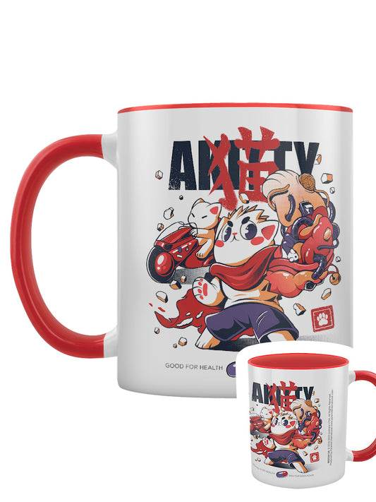 Ilustrata Akitty Red Coloured Inner Mug