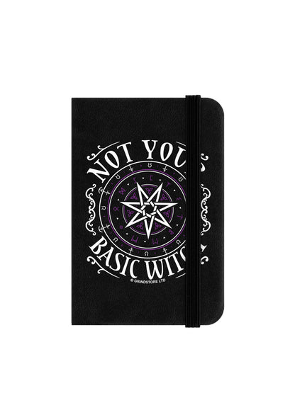 Not Your Basic Witch Mini Black Notebook