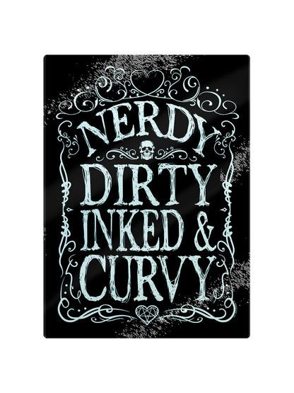 Nerdy Dirty Inked & Curvy Chopping Board