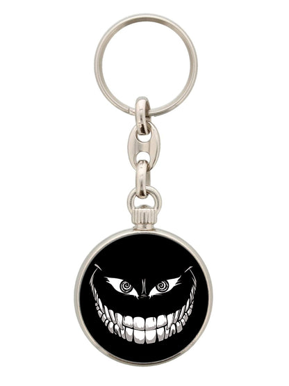 Crazy Monster Grin Circular Keyring