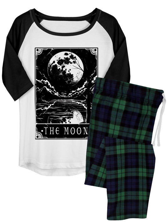 Deadly Tarot - The Moon Ladies Long Pyjama Set