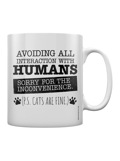 Avoiding All Interaction With Humans Mug