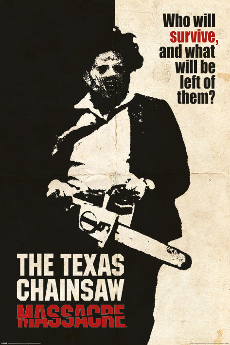 Texas Chainsaw Massacre Who Will Survive? Maxi Poster