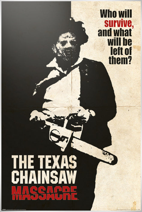 Texas Chainsaw Massacre Who Will Survive? Maxi Poster