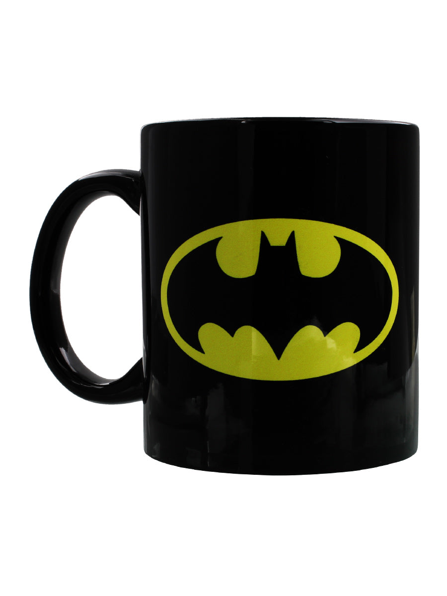 Batman Symbol Black Coffee Mug