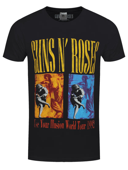 Guns N' Roses Use Your Illusion World Tour Men's Black T-Shirt