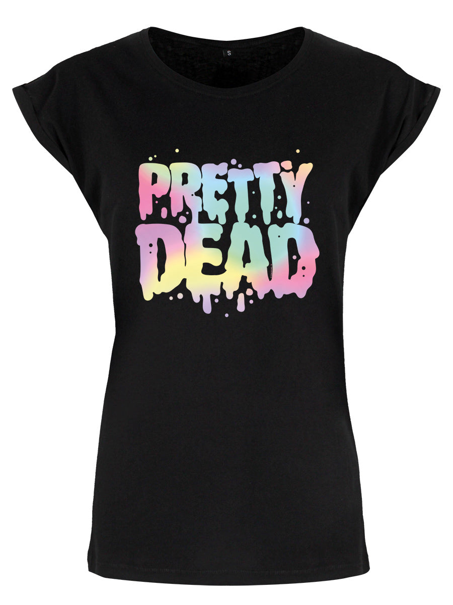 Pretty Dead Pastel Goth Ladies Black Premium T-Shirt
