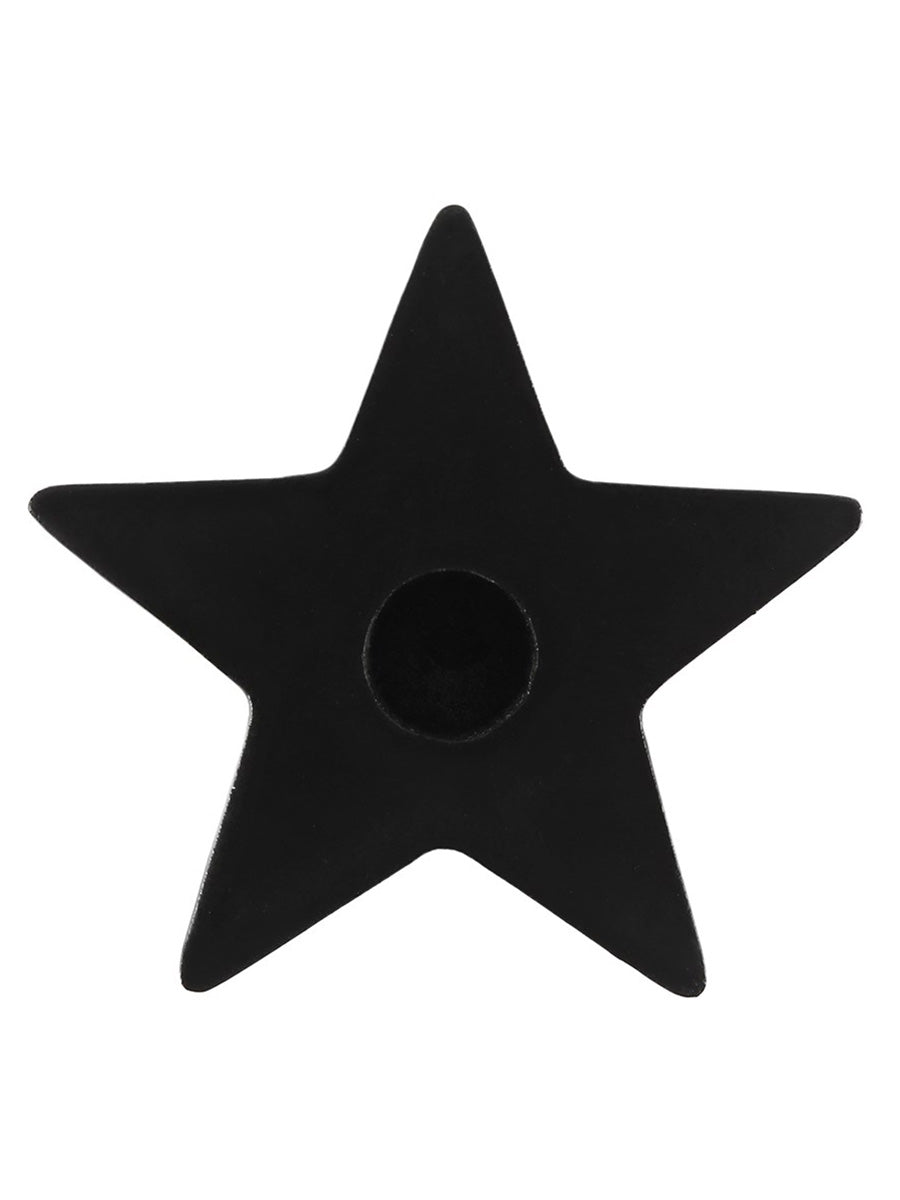 Black Star Spell Candle Holder