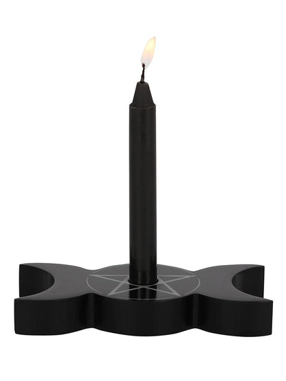 Triple Moon Spell Candle Holder