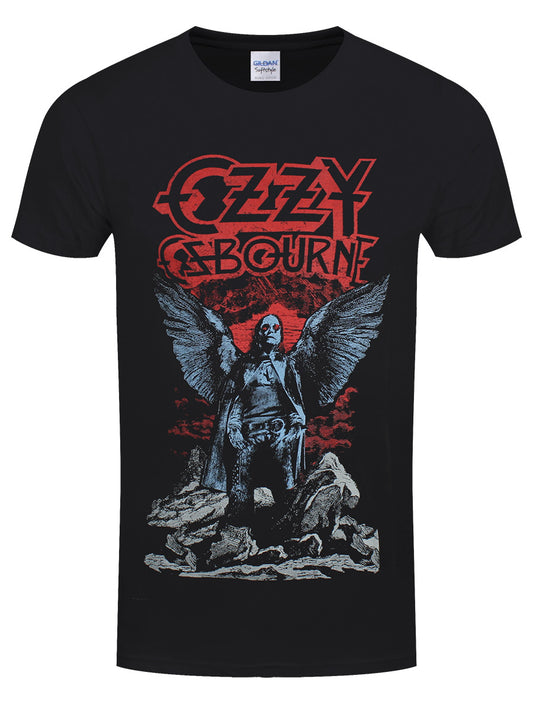 Ozzy Osbourne Angel Wings Men's Black T-Shirt