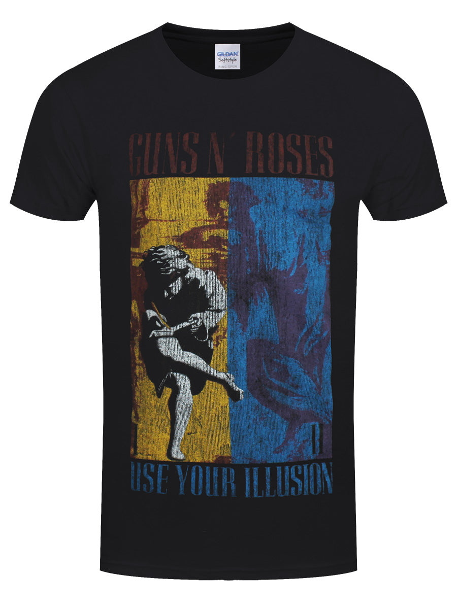 Guns N Roses Use Your Illusion Men's Black T-Shirt