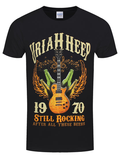 Uriah Heep Still Rocking Men's Black T-Shirt