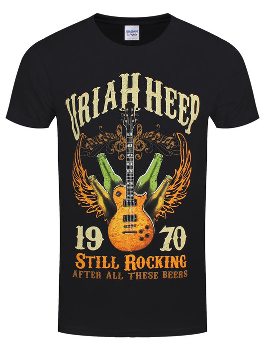 Uriah Heep Still Rocking Men's Black T-Shirt