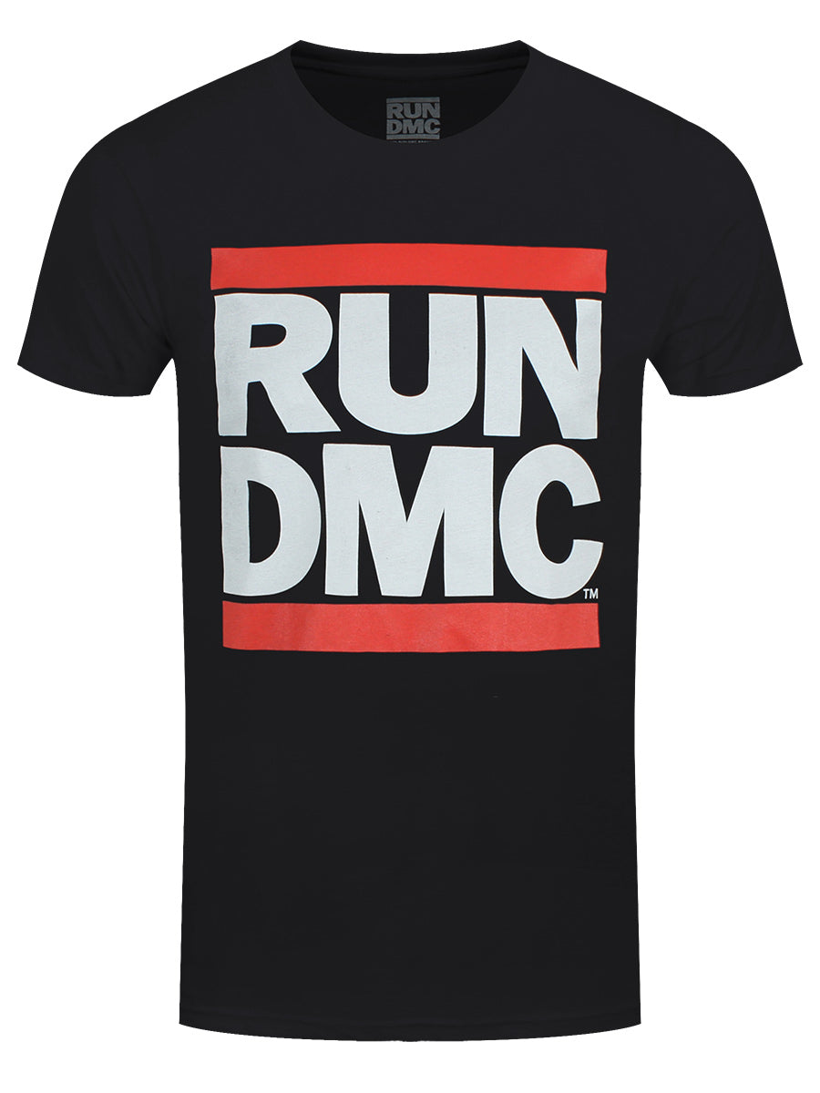 Run DMC Logo Men's Black T-Shirt Grindstore