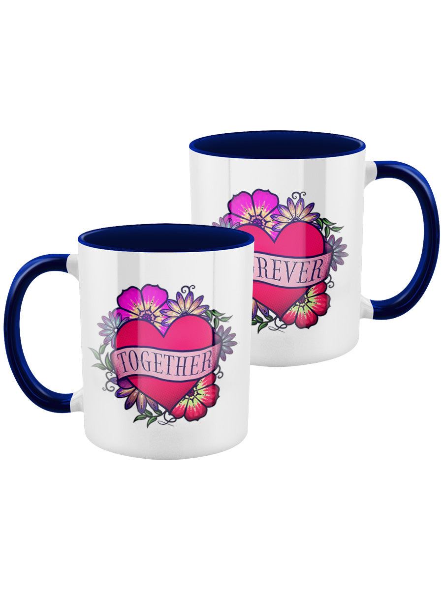 Tattoo Love, Together Forever Mugs - Set Of 2