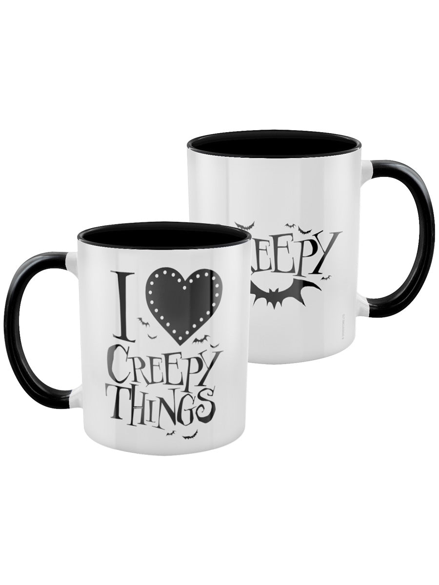 Creepy & I Love Creepy Things Mugs - Set Of 2