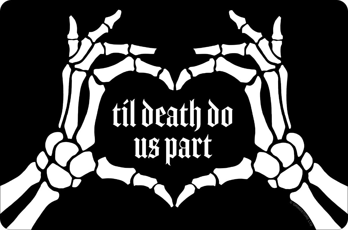 Til Death Us Do Part Greet Tin Sign