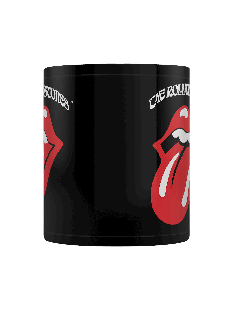 The Rolling Stones Retro Tongue Black Coffee Mug