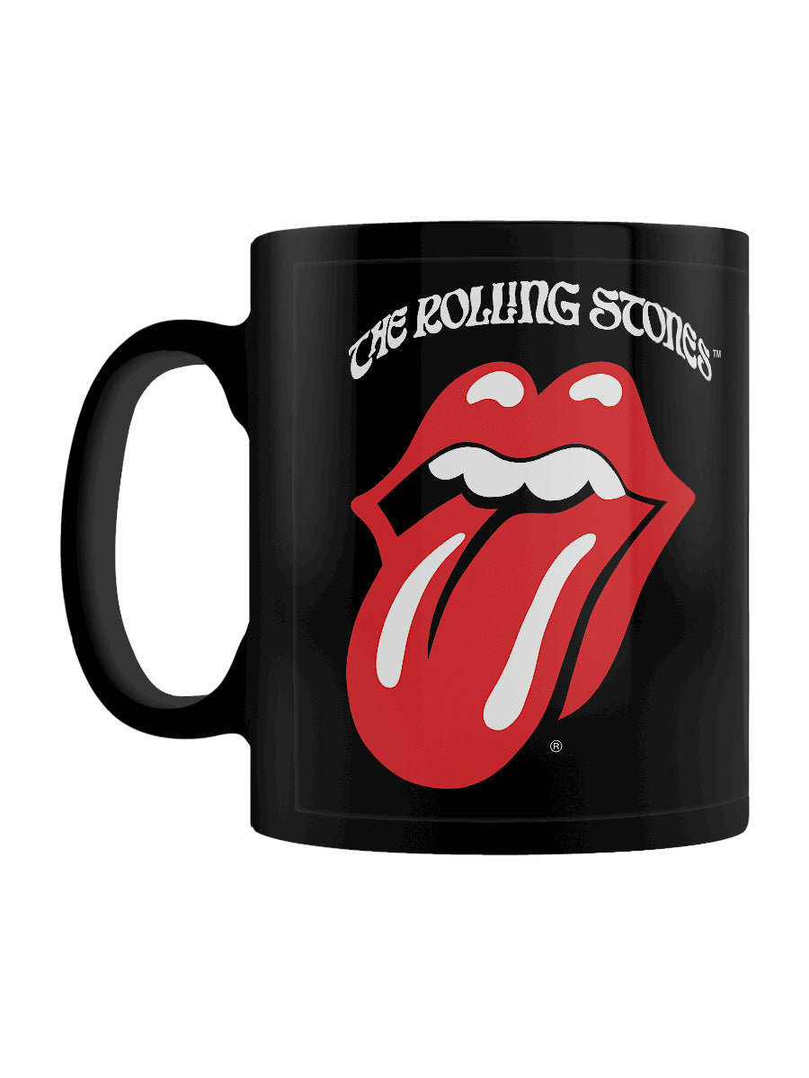 The Rolling Stones Retro Tongue Black Coffee Mug