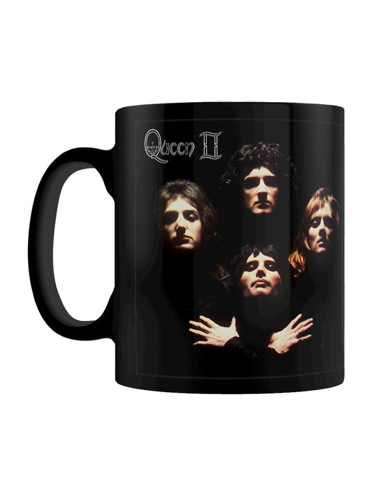 Queen Queen II Black Coffee Mug