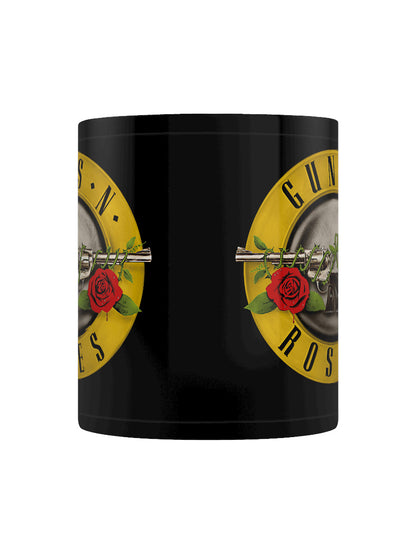 Guns N' Roses Bullet Logo Black Coffee Mug