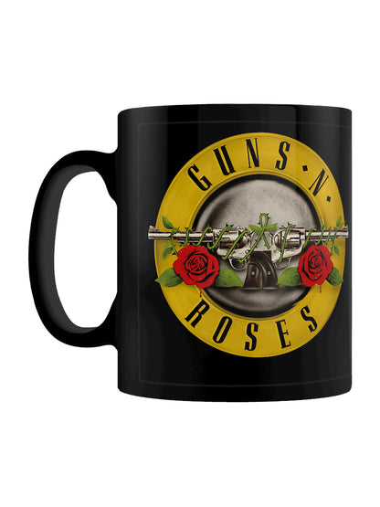 Guns N' Roses Bullet Logo Black Coffee Mug